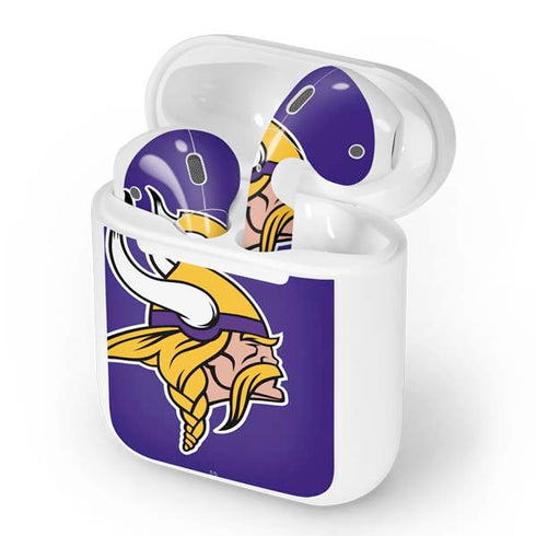 NFL Minnesota Vikings Retro Logo Apple AirPods Skin