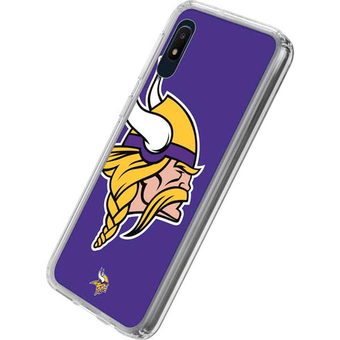 NFL Minnesota Vikings Retro Logo Galaxy A10e Clear Case