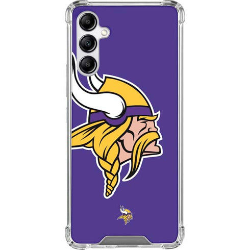 NFL Minnesota Vikings Retro Logo Galaxy A15 5G Clear Case