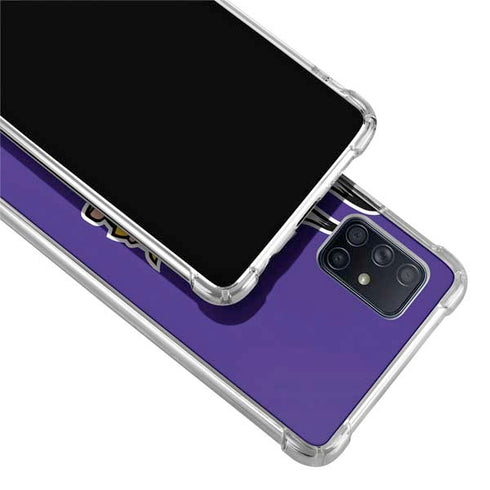 NFL Minnesota Vikings Retro Logo Galaxy A51 5G Clear Case
