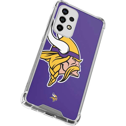 NFL Minnesota Vikings Retro Logo Galaxy A53 5G Clear Case