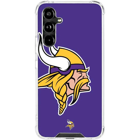 NFL Minnesota Vikings Retro Logo Galaxy A54 5G Clear Case