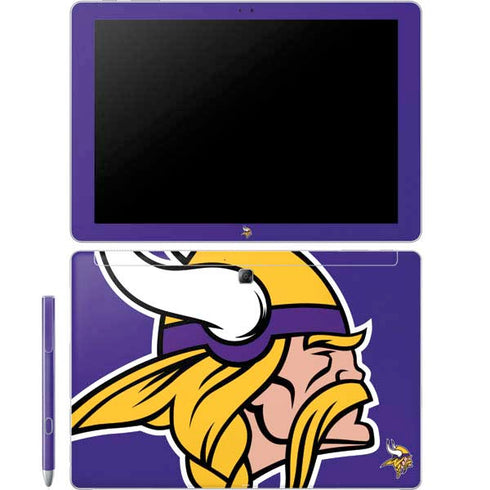 NFL Minnesota Vikings Retro Logo Galaxy Book 12in Skin