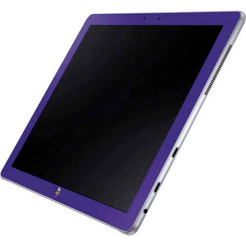 NFL Minnesota Vikings Retro Logo Galaxy Book 12in Skin
