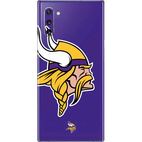 NFL Minnesota Vikings Retro Logo Galaxy Note 10 Skin
