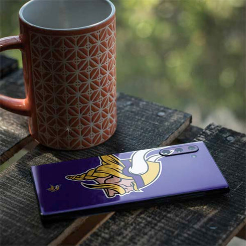 NFL Minnesota Vikings Retro Logo Galaxy Note 10 Skin