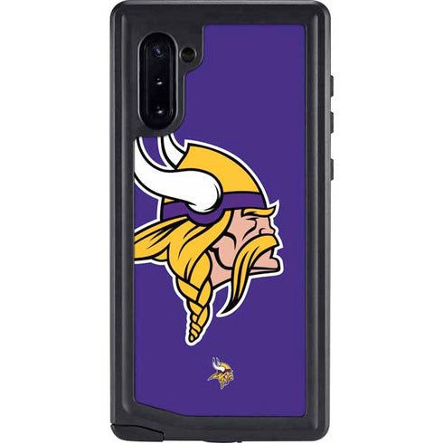 NFL Minnesota Vikings Retro Logo Galaxy Note 10 Waterproof Case