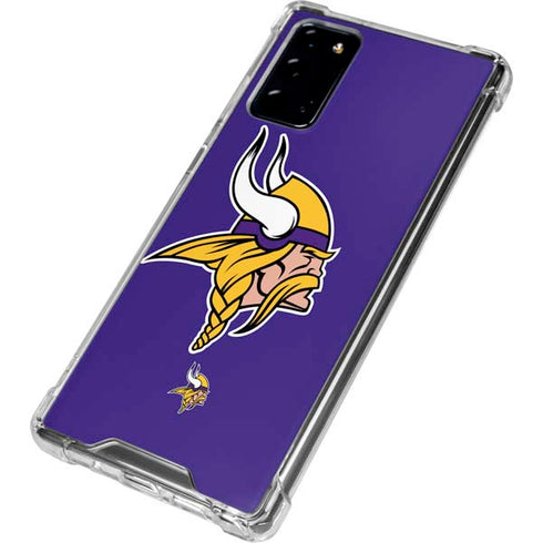 NFL Minnesota Vikings Retro Logo Galaxy Note20 5G Clear Case