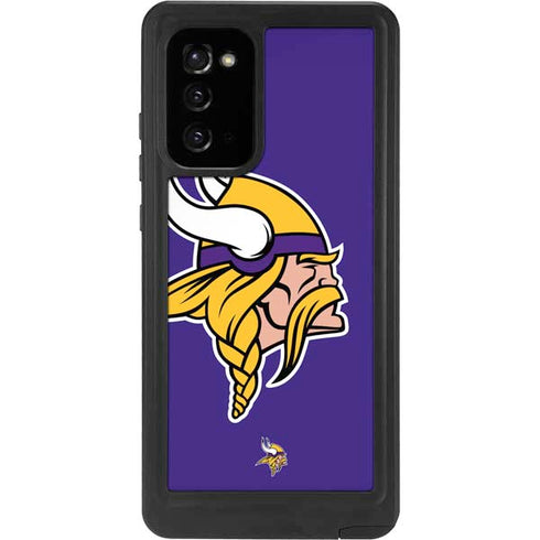 NFL Minnesota Vikings Retro Logo Galaxy Note20 5G Waterproof Case