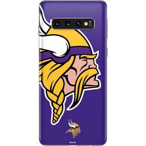 NFL Minnesota Vikings Retro Logo Galaxy S10 Skin