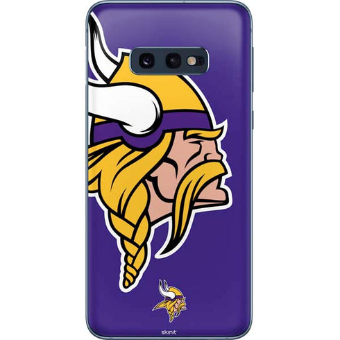 NFL Minnesota Vikings Retro Logo Galaxy S10e Skin
