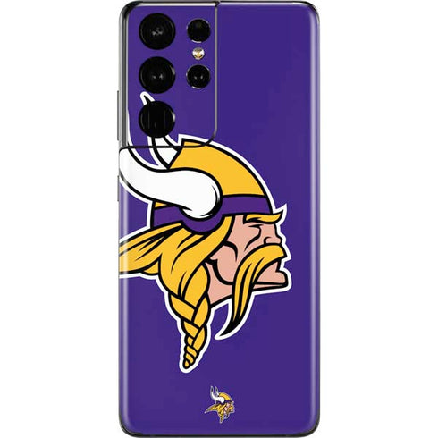 NFL Minnesota Vikings Retro Logo Galaxy S21 Ultra 5G Skin