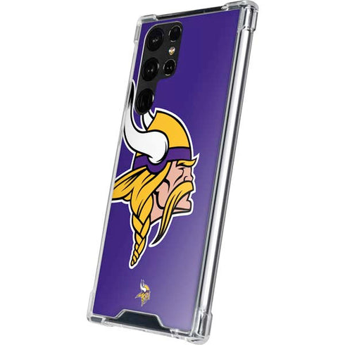 NFL Minnesota Vikings Retro Logo Galaxy S22 Ultra Clear Case