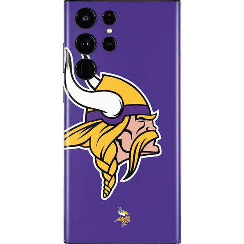 NFL Minnesota Vikings Retro Logo Galaxy S22 Ultra Skin