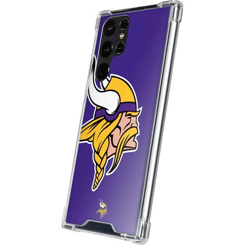NFL Minnesota Vikings Retro Logo Galaxy S24 Ultra Clear Case
