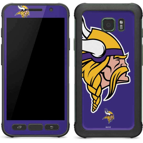 NFL Minnesota Vikings Retro Logo Galaxy S7 Active Skin