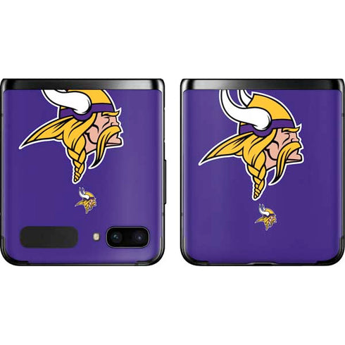 NFL Minnesota Vikings Retro Logo Galaxy Z Flip Skin