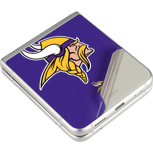 NFL Minnesota Vikings Retro Logo Galaxy Z Flip3 5G Skin