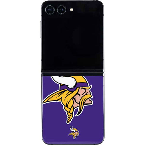NFL Minnesota Vikings Retro Logo Galaxy Z Flip5 5G Skin