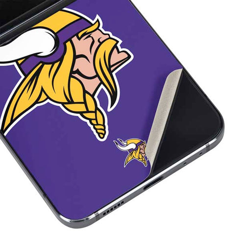 NFL Minnesota Vikings Retro Logo Galaxy Z Flip5 5G Skin