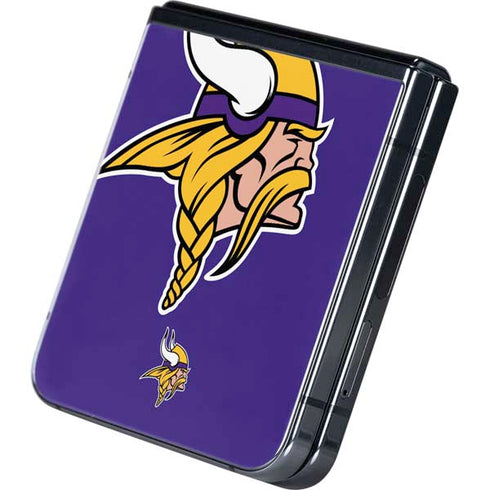 NFL Minnesota Vikings Retro Logo Galaxy Z Flip5 5G Skin