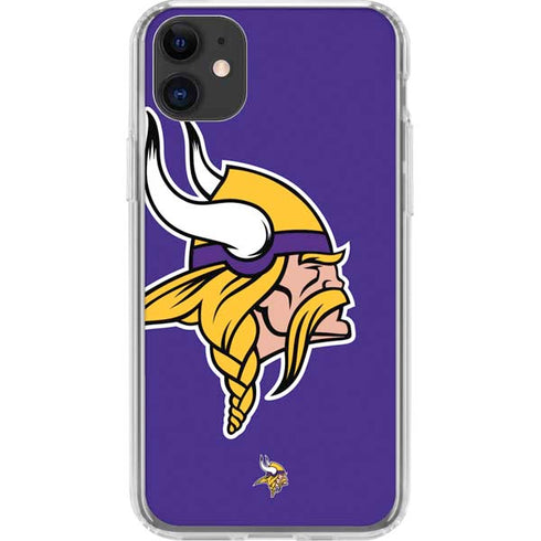 NFL Minnesota Vikings Retro Logo iPhone 11 Clear Case