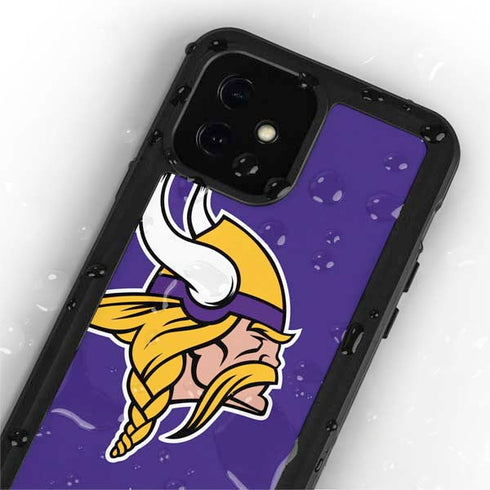 NFL Minnesota Vikings Retro Logo iPhone 12 Mini Waterproof Case