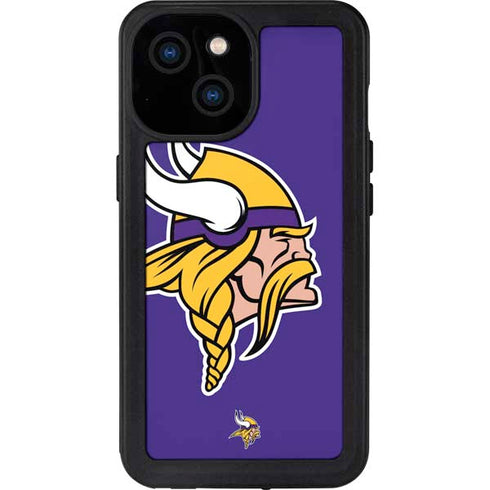 NFL Minnesota Vikings Retro Logo iPhone 13 Mini Waterproof Case