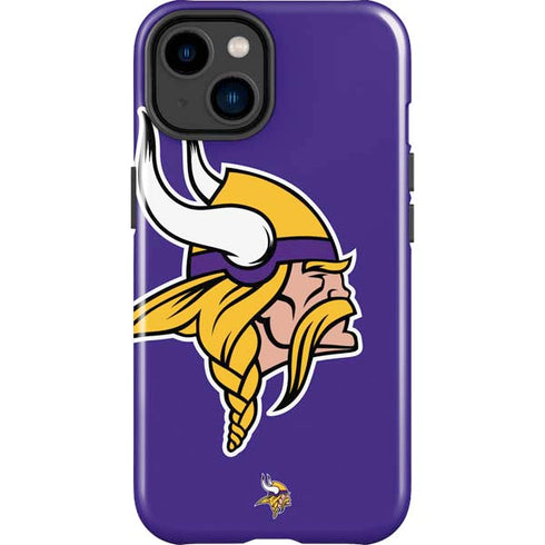 NFL Minnesota Vikings Retro Logo iPhone 15 Plus Impact Case