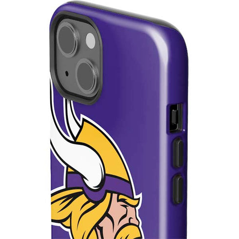 NFL Minnesota Vikings Retro Logo iPhone 15 Plus Impact Case