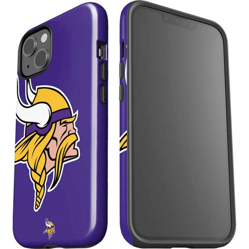 NFL Minnesota Vikings Retro Logo iPhone 14 Plus Impact Case
