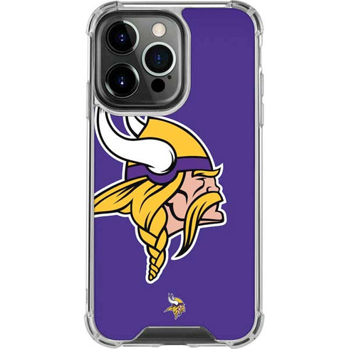 NFL Minnesota Vikings Retro Logo iPhone 15 Pro Clear Case