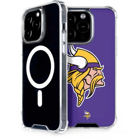NFL Minnesota Vikings Retro Logo iPhone 14 Pro MagSafe Case