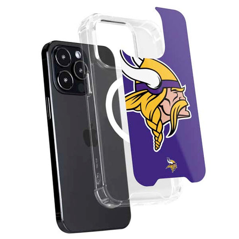 NFL Minnesota Vikings Retro Logo iPhone 14 Pro MagSafe Case