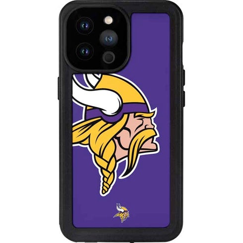 NFL Minnesota Vikings Retro Logo iPhone 14 Pro Max Waterproof Case