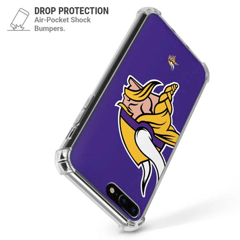 NFL Minnesota Vikings Retro Logo iPhone 7/8 Plus Clear Case
