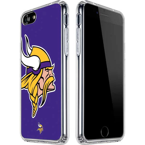 NFL Minnesota Vikings Retro Logo iPhone SE (2nd & 3rd Gen) Clear Case