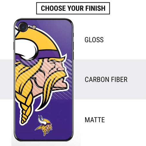 NFL Minnesota Vikings Retro Logo iPhone SE (2nd & 3rd Gen) Skin