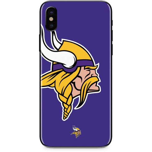 NFL Minnesota Vikings Retro Logo iPhone X Skin