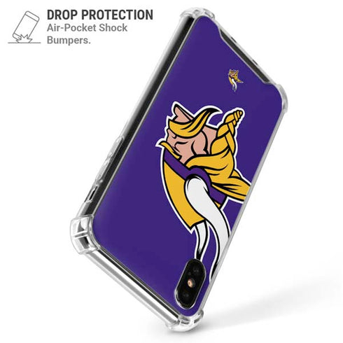 NFL Minnesota Vikings Retro Logo iPhone X/XS Clear Case