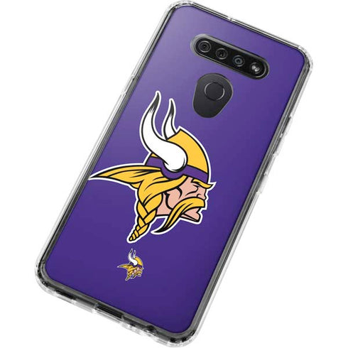 NFL Minnesota Vikings Retro Logo LG K51/Q51 Clear Case