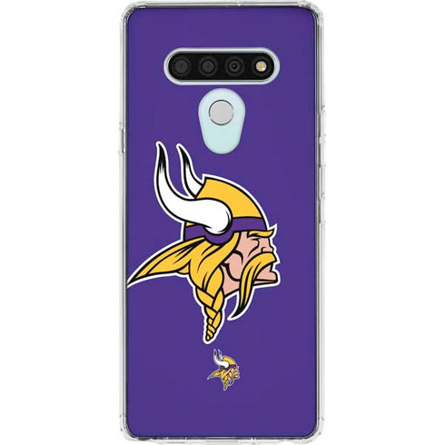 NFL Minnesota Vikings Retro Logo LG Stylo 6 Clear Case