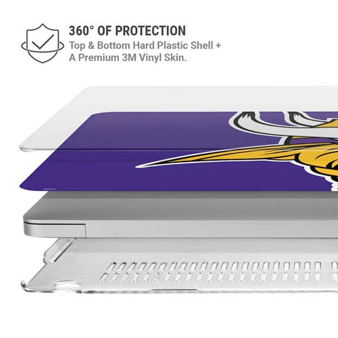 NFL Minnesota Vikings Retro Logo MacBook Air 13in M1 (2021) Case plus Skin