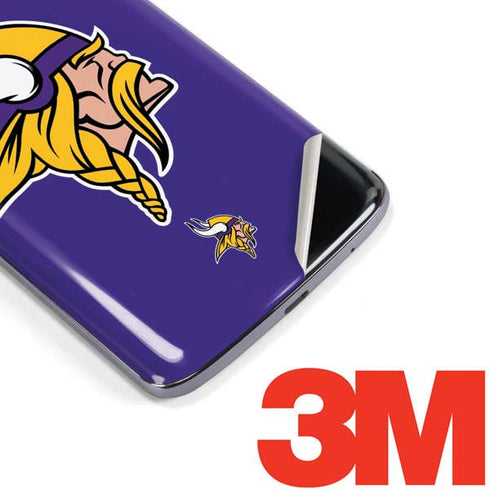 NFL Minnesota Vikings Retro Logo Moto E5 Plus Skin