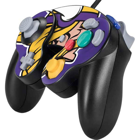 NFL Minnesota Vikings Retro Logo Nintendo GameCube Controller Skin