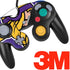 NFL Minnesota Vikings Retro Logo Nintendo GameCube Controller Skin