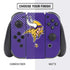 NFL Minnesota Vikings Retro Logo Nintendo Switch Bundle Skin