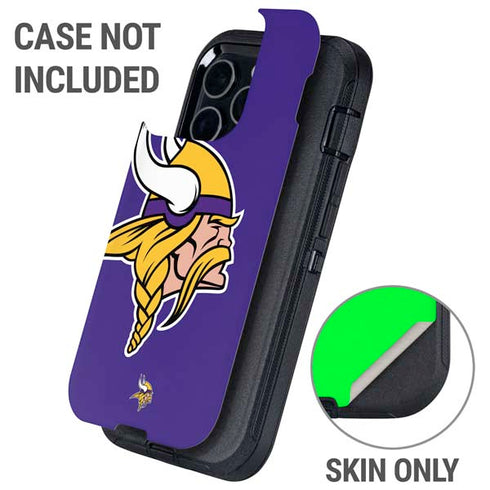 NFL Minnesota Vikings Retro Logo Otterbox Defender iPhone Skin