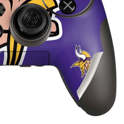 NFL Minnesota Vikings Retro Logo PlayStation Scuf Vantage 2 Controller Skin