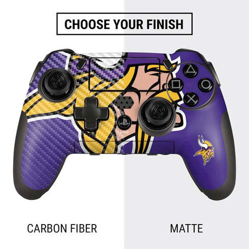 NFL Minnesota Vikings Retro Logo PlayStation Scuf Vantage 2 Controller Skin